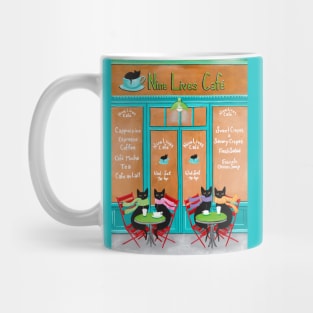 The Nine Lives Cat Cafe Mug